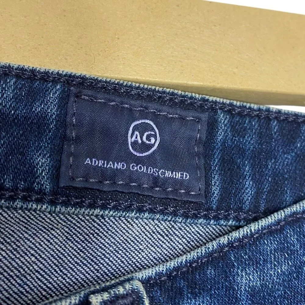 AG Adriano Goldschmied Prima Jeans Womens 26 Blue Cigarette Leg Dark NWT